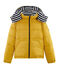 Piumino reversibile beige COQUILLE/blu SMOKING/ MULTICO