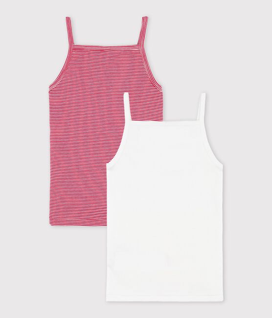 Set di 2 canottiere con spalline bambina variante 1