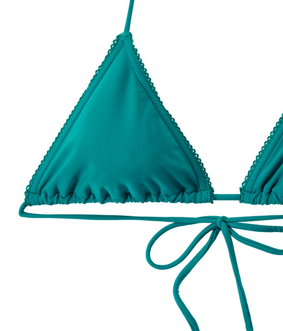 Costume da bagno 2 pezzi tinta unita verde VERDE