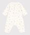 Bodyjama senza piedini in cotone con stampa a fiori neonato bianco MARSHMALLOW/bianco MULTICO