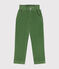 Pantaloni in velluto bambina verde PALMERAIE
