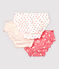 Confezione da 3 slip con volant fiori di ciliegio bambina variante 1