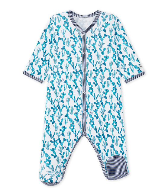 Tutina bebè bambino stampata bianco ECUME/bianco MULTICO