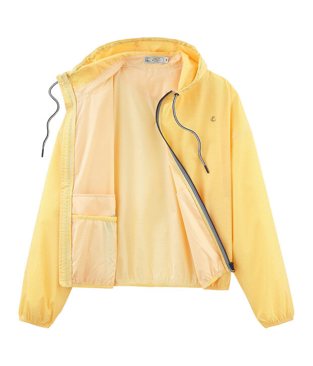 Giacchetta corto unisex giallo/bianco