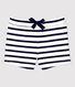 Shorts bebè in jersey di cotone spesso biologico