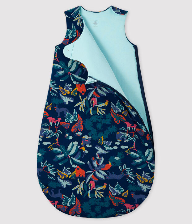 Sacco nanna ripiegabile beb&egrave; blu/multicolore