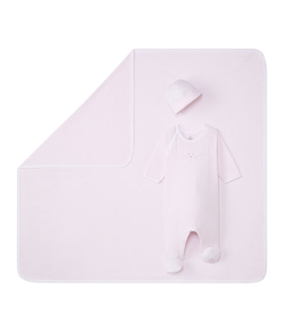 Scatola regalo per bebé unisex a costina 1x1 variante 2