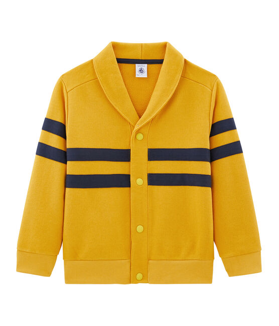 Cardigan bambino giallo BOUDOR