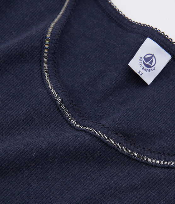 T-shirt calda donna blu SMOKING