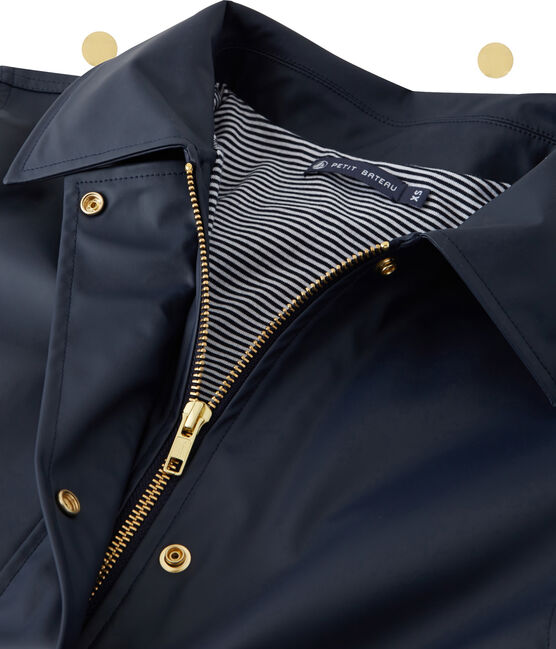 Giacca taglio tailleur per donna. Petit bateau x Marie-Agnès Gillot blu SMOKING