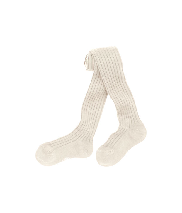 Collants tinta unita beige Coquille