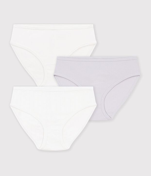 Lot de 3 culottes en coton multicolore