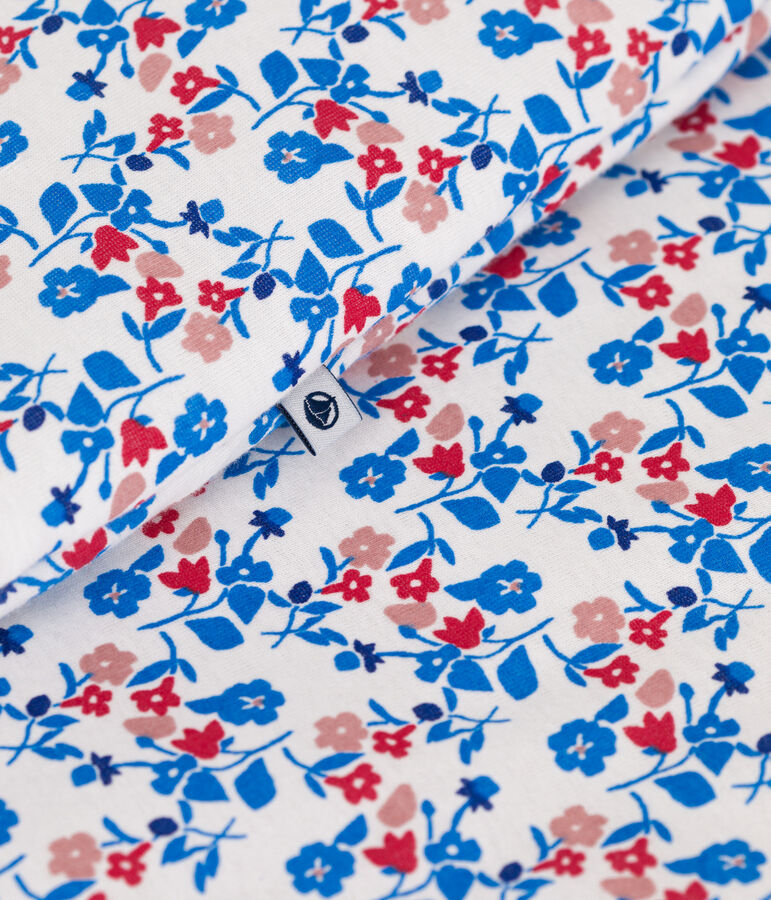 Sacco nanna neonato in cotone a fiori TOG 2 bianco/multicolore