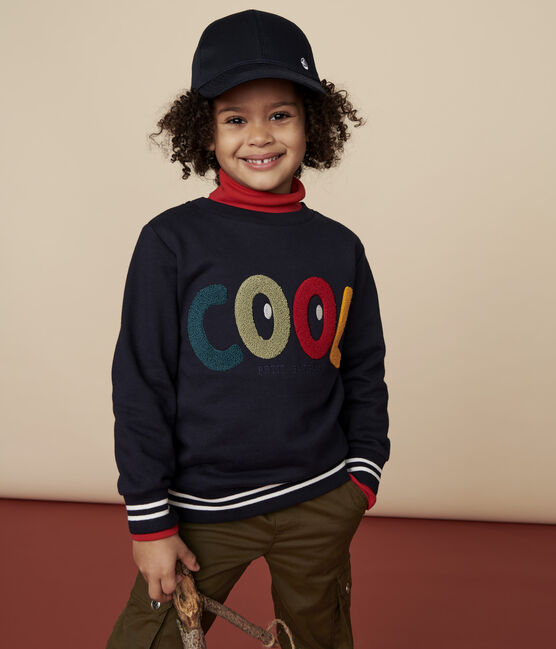 Cappellino bambina/bambino blu SMOKING