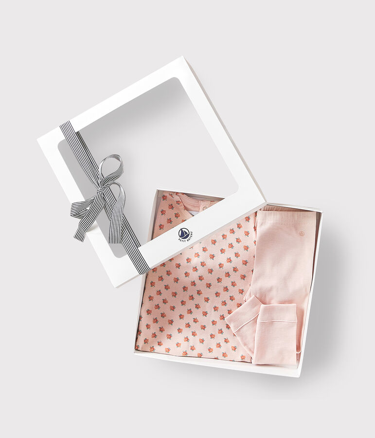Confezione regalo beb&egrave; con t-shirt e leggings multicolore