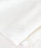 Blusa a maniche lunghe in popeline di cotone con colletto e ricami neonata bianco ECUME