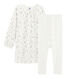 Camicia da notte bambina in velluto, con leggings