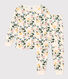 Pigiama bambino fantasia fiori in cotone