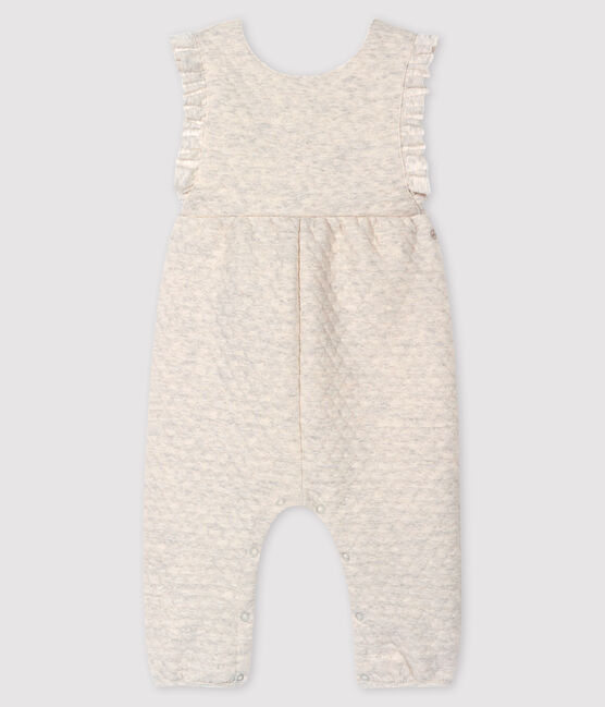 Salopette lunga bebè femmina beige MONTELIMAR CHINE