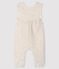 Salopette lunga bebè femmina beige MONTELIMAR CHINE