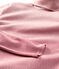 Dolcevita iconico in cotone a righe Donna rosso SANGRIA/ MARSHMALLOW