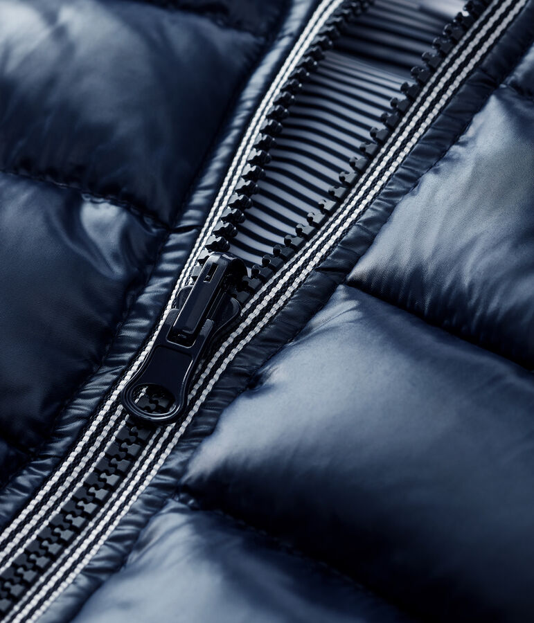 Piumino beb&egrave; reversibile blu SMOKING