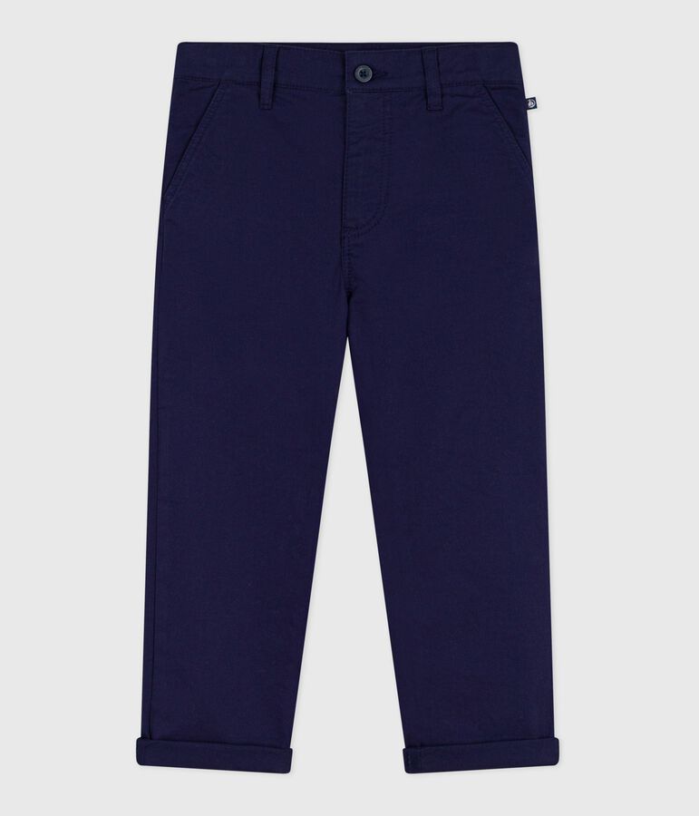 Pantaloni in cotone bambino blu