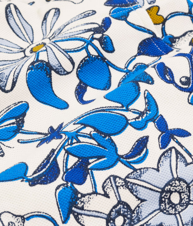 Bermuda bambina bianco/multicolore