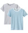Lotto di 2 t-shirts per bambino a maniche corte bianco LOT