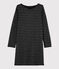 Abito marinière Donna nero NOIR/ ARGENT