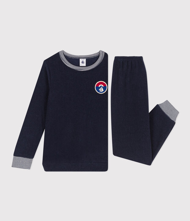 Pigiama in spugna bouclette per bambino unisex SMOKING