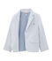 Giacca bambino blu FONTAINE/bianco MARSHMALLOW