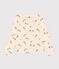 T-shirt a maniche lunghe in cotone a fiori bambina bianco AVALANCHE/ MULTICO