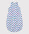 Sacco nanna neonato in cotone a fiori TOG 2 bianco MARSHMALLOW/bianco MULTICO