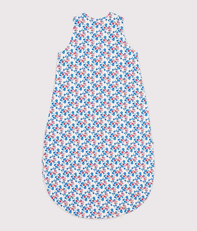 Sacco nanna neonato in cotone a fiori TOG 2 bianco/multicolore