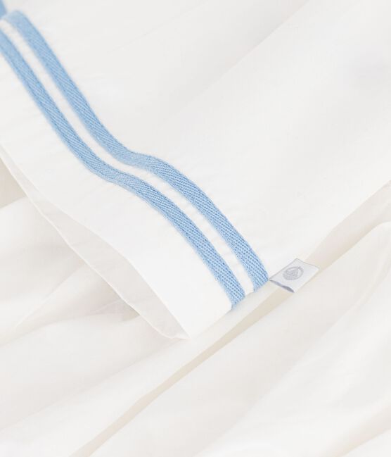 Abito senza maniche in cotone tinta unita con bloomer abbinato neonata bianco MARSHMALLOW