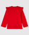 Blusa a manica lunga bebè femmina rosso TERKUIT
