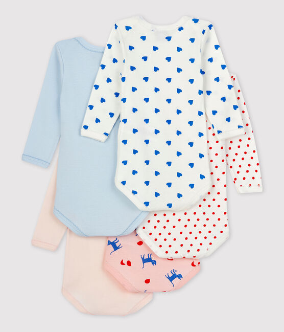 Confezione da 5 body a maniche lunghe in cotone variante 1