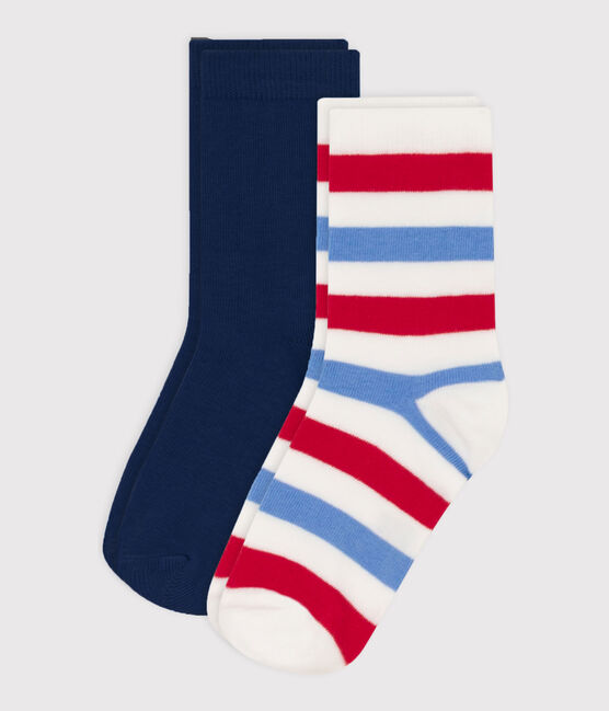 Set di 2 paia di calzini bambino in jersey di cotone variante 1