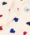 Pigiama snugfit cuore bambina cotone bianco AVALANCHE/ MULTICO