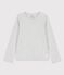 T-shirt bambina/bambino a maniche lunghe grigio BELUGA