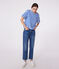 T-shirt Le Boxy in cotone a righe donna bianco AVALANCHE/ MULTICO