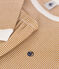 Pigiama in cotone a righe junior marrone CUIVRE/ MARSHMALLOW