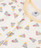 Pigiama berretto bambino unisex in tessuto felpato bianco MARSHMALLOW/bianco MULTICO
