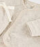 Completo 2 pezzi bebè in cotone trapuntato beige MONTELIMAR CHINE