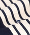 Maglia con mezza cerniera in tessuto felpato spazzolato donna bianco AVALANCHE/blu SMOKING