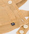 Salopette lunga in denim colorato neonato beige TOURONE