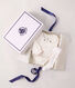Confezione regalo composta da blusa, bloomer e collant neonata