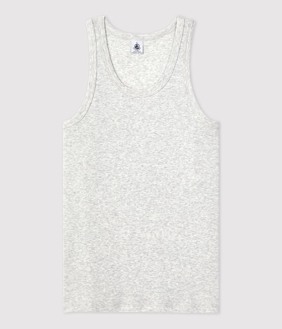 Canottiera L'ICONIQUE in cotone Donna grigio BELUGA CHINE