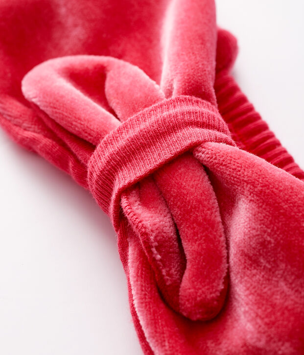 Fascia con nodo beb&egrave; femmina rosa